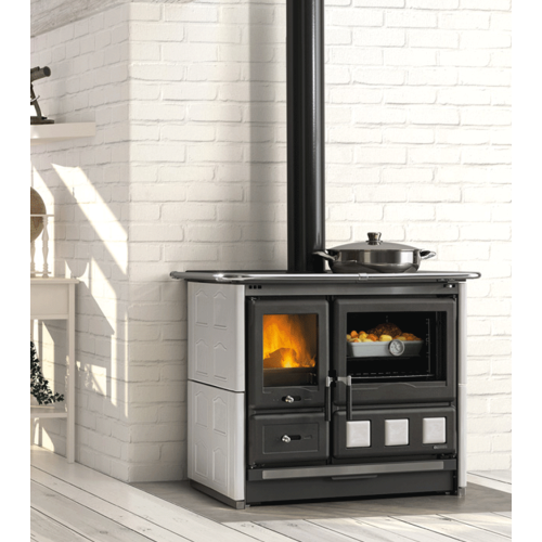 Cuisinière à bois La NORDICA 8,5KW Rosa XXL Maiolica